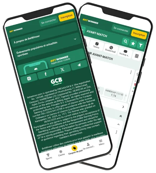 Vérification de votre compte après l'inscription Betwinner